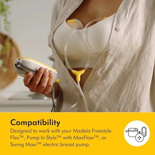 Medela Hands-Free Collection Cups 5 oz (150 ml) | 2-Piece Set for Freestyle Flex, Pump in Style, Swing Maxi thumbnail 8