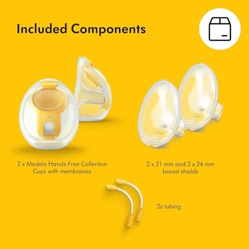Medela Hands-Free Collection Cups 5 oz (150 ml) | 2-Piece Set for Freestyle Flex, Pump in Style, Swing Maxi thumbnail 9