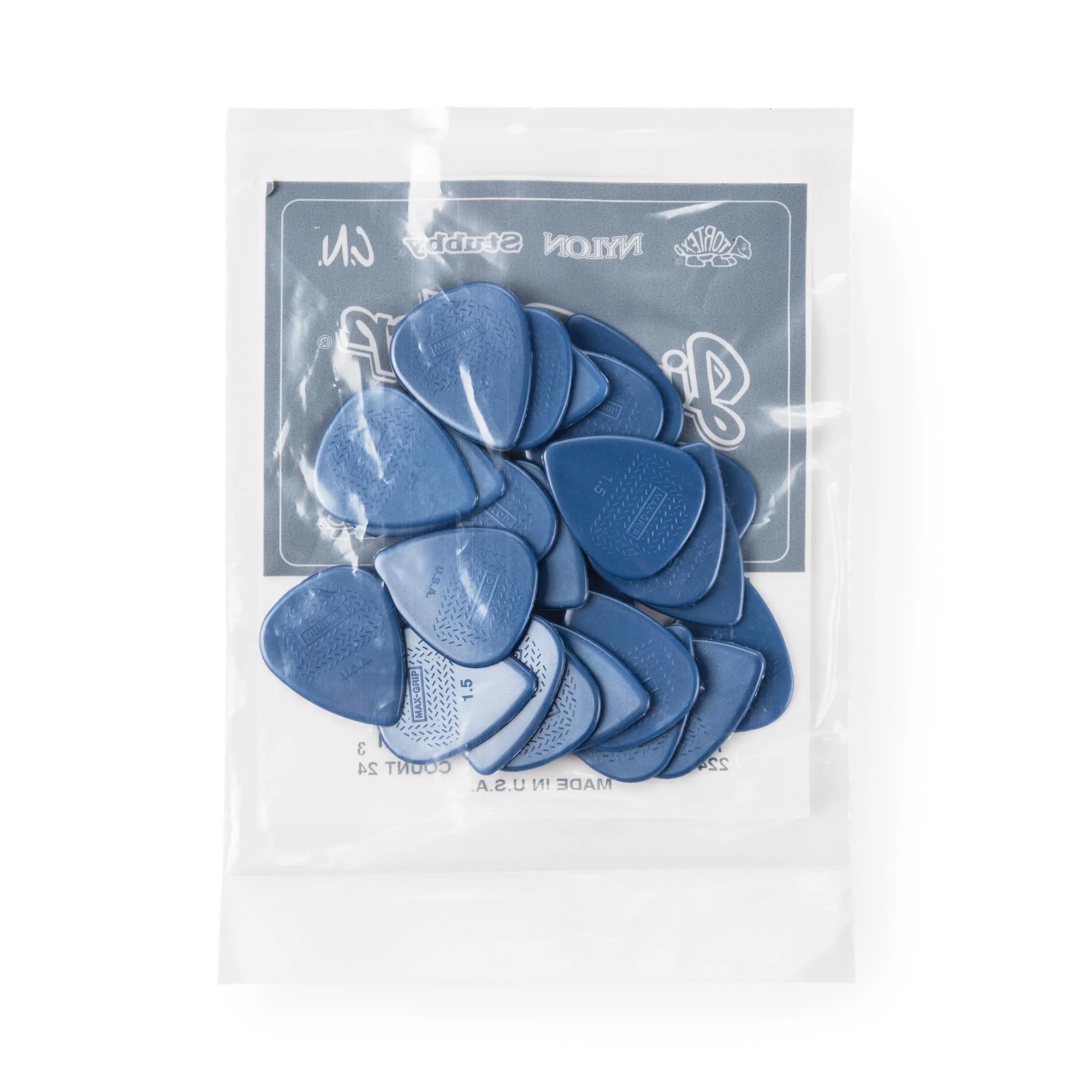 Jim Dunlop Max-Grip Nylon Standard Guitar Picks 1.5mm (24-Pack) | Unparalleled Non-Slip Surface for Precision & Control - view 6