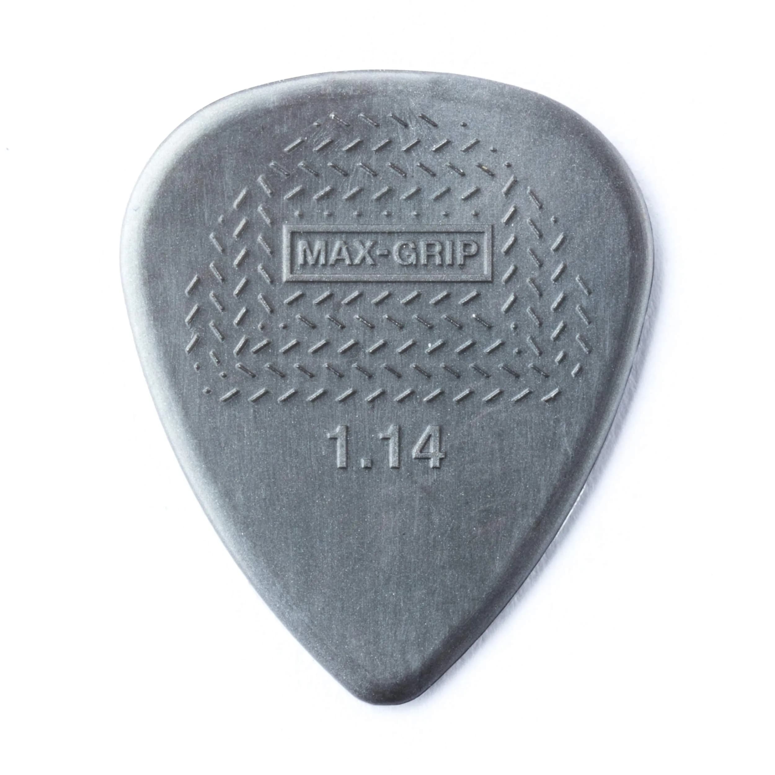 Jim Dunlop Max-Grip Nylon Standard Guitar Picks 1.14mm (24 Pack) | Professional Musicians - main product image