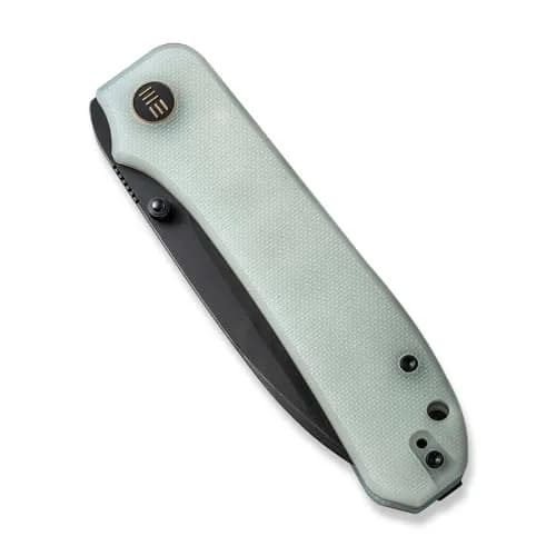 WeKnife WE210453 Big Banter Linerlock Jade | Pocket Knife with Jade G10 Handle, CPM-20CV Blade, 4.63" Closed thumbnail 4