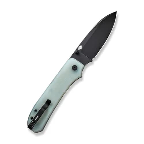 WeKnife WE210453 Big Banter Linerlock Jade | Pocket Knife with Jade G10 Handle, CPM-20CV Blade, 4.63" Closed thumbnail 2