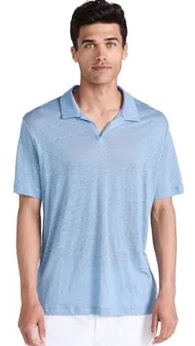 Onia Shaun Linen Polo XXL | Lightweight 100% Linen for Warm Weather thumbnail 1