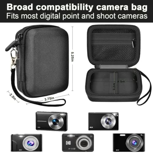 ALKOO Digital Camera Case for CAMKORY, KODAK Pixpro | Compact, Dustproof & Travel Friendly thumbnail 3