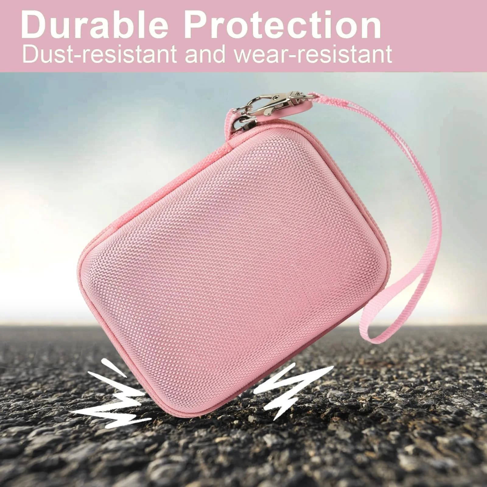 ALKOO Pink Digital Camera Case for Compact Cameras | Fits 5.25x3.75x2.5 Inches thumbnail 5