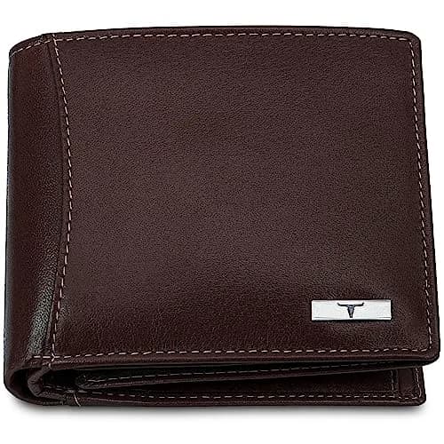 URBAN FOREST Oliver Leather Wallet for Men, Aniline Brown, 13 cm x 11 cm x 2.5 cm | RFID Protected Bi-Fold thumbnail 2