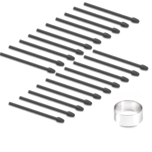 yelzoolny Marker Pen Tips for Remarkable 1/2 Stylus Pen Plus Replacement Soft Nibs with Tool (20 PCS/2B) | Paper-Like Writing Feel thumbnail 1