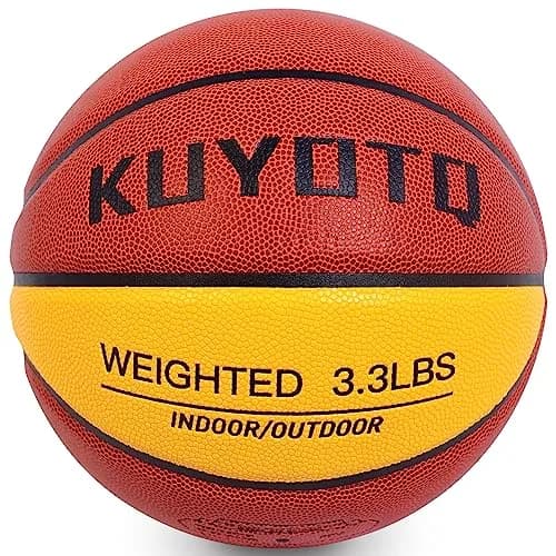 KUYOTQ Weighted Basketball Size 7 (1.5kg / 3.3lbs) | Official Size Trainer for Enhanced Dribbling & Control thumbnail 1