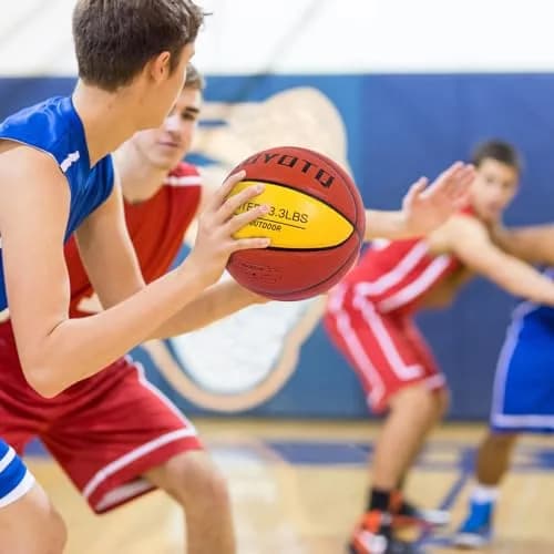 KUYOTQ Weighted Basketball Size 7 (1.5kg / 3.3lbs) | Official Size Trainer for Enhanced Dribbling & Control thumbnail 8
