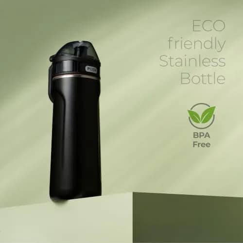 SIPX 18 oz Premium Stainless Steel Water Bottle with Straw Lid | Triple Insulated, Leakproof & BPA-Free thumbnail 3