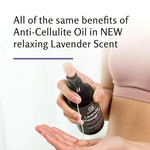 M3 Naturals Lavender Sensual Massage Oil 242ml (8 fl oz) | Calms Mind & Body with Collagen & Stem Cells thumbnail 5