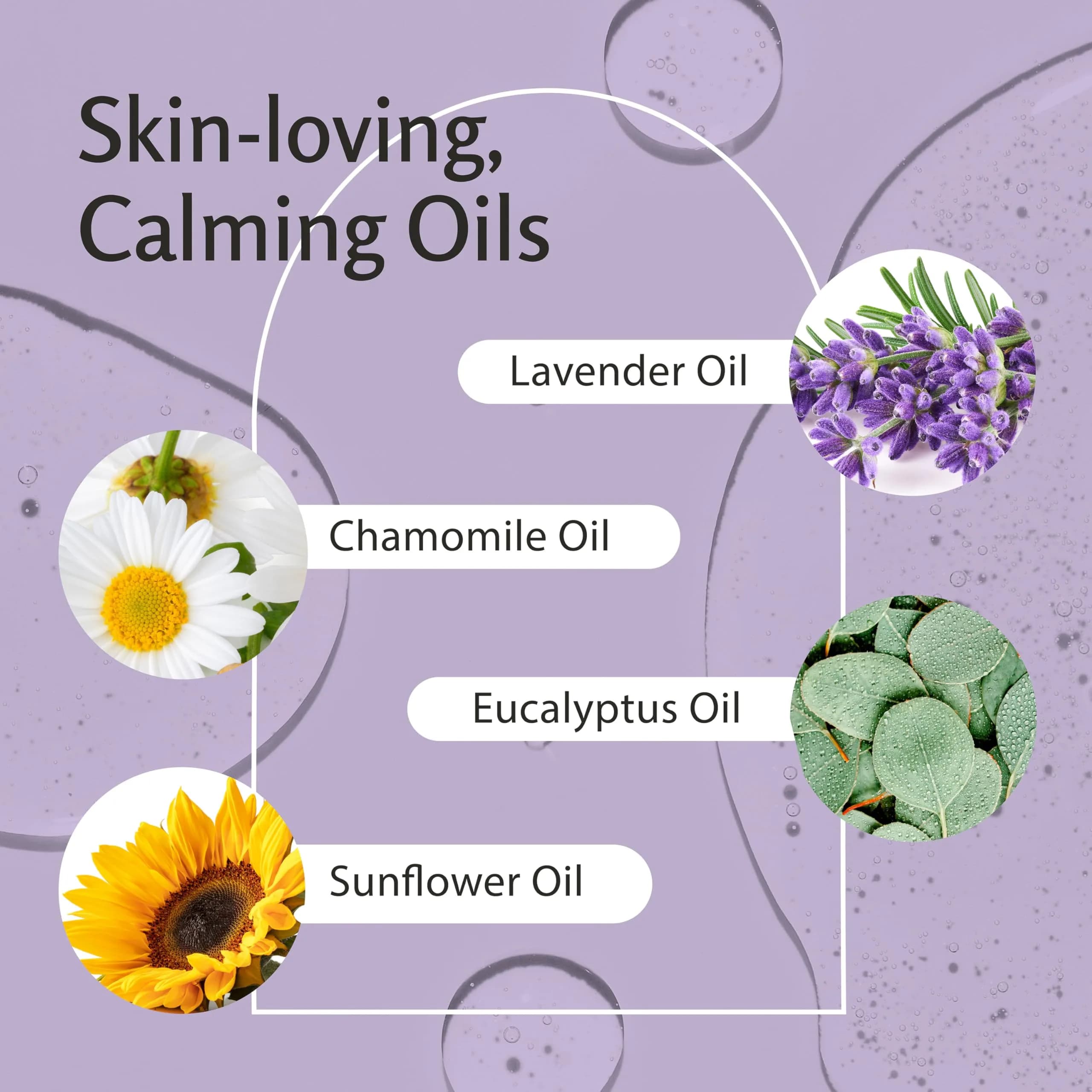 M3 Naturals Lavender Sensual Massage Oil with Collagen & Stem Cells, Skin Tightening Therapy for Bum, Thighs, Belly 235ml (8 fl oz) | USA Imported Firming Body Oil - view 4