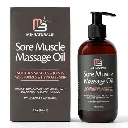 M3 Naturals Arnica Massage Oil 245ml (8 fl oz) | Soothes Muscles & Firms Skin thumbnail 2