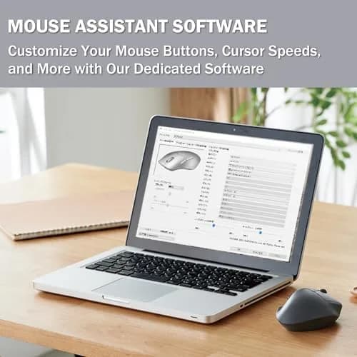 ELECOM EX-G Wired USB Ergonomic Mouse, Large White | Silent Click, 2000DPI, 5 Buttons, Right Hand thumbnail 8