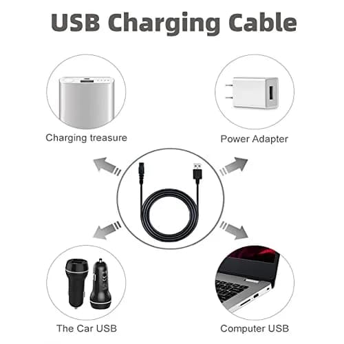 Qjin USB-A Charging Cable 100cm (3.3ft) 2-Pack | Safe & Fast Charging for Philips Norelco Shavers thumbnail 4