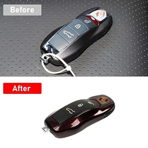 Jaronx Compatible with Porsche Key Fob Cover for Cayenne Panamera Macan | Scratch-Resistant ABS, Custom Fit thumbnail 6