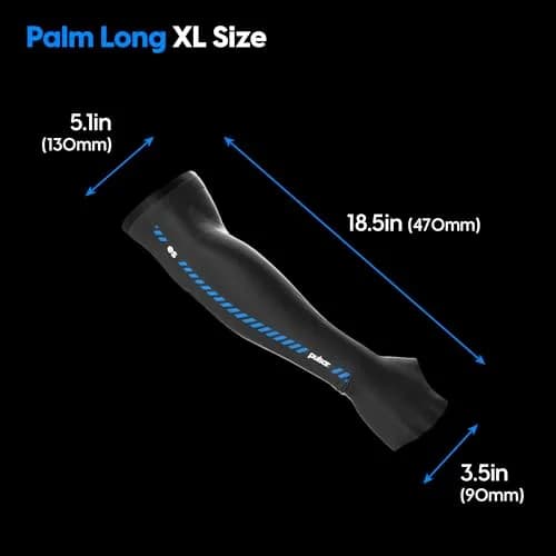 Pulsar Gaming Gears Palm Long Gaming Arm Sleeve, Large, Black | Cooling, Elastic, Durable for eSports thumbnail 6