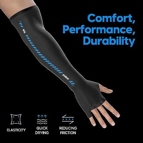 Pulsar Gaming Gears Finger Long Gaming Arm Sleeve Medium Black | Cooling, Elastic, Durable for Esports thumbnail 3
