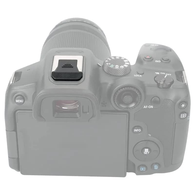 JJC Camera Shoe Cover for Canon EOS R8 R50 R6 Mark II R5 Mark II R7 R10 R3 R5C | Protects Hot Shoe Contacts thumbnail 8