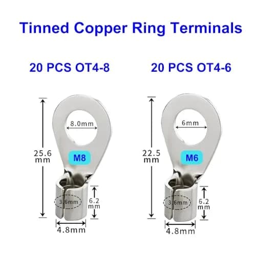 Euogeudel Flat Copper Braid Cable 6mm x 1.5mm (5m / 16.4ft) | Flexible Grounding Strap Wire thumbnail 3