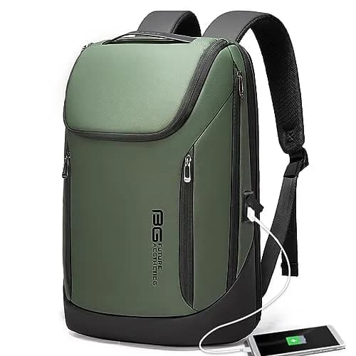 BANGE Business Waterproof Laptop Backpack 15.6" | Durable Travel & Business Bag with USB Port thumbnail 1