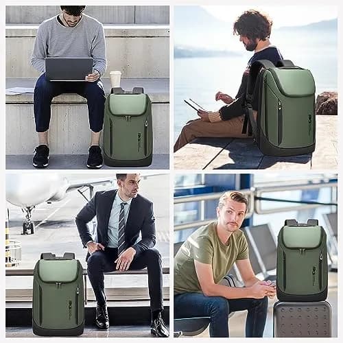 BANGE Business Waterproof Laptop Backpack 15.6" | Durable Travel & Business Bag with USB Port thumbnail 7