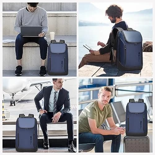 BANGE Business Smart Backpack Waterproof Fit 15.6 Inch Laptop Backpack with USB Charging Port, Travel Durable Backpack (36cm x 18cm x 45cm / 14.2" x 7.1" x 17.7") thumbnail 7