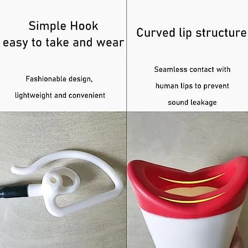 ALKISTA Vocal Dampener for Singing Practice, Portable Soundproof Dome with Thin Tube for Vocal Training & Stress Relief | 159 g (0.35 lb) thumbnail 4