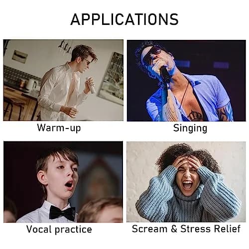 ALKISTA Vocal Dampener for Singing Practice, Portable Soundproof Dome with Thin Tube for Vocal Training & Stress Relief | 159 g (0.35 lb) thumbnail 6