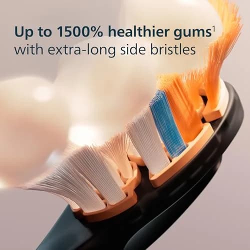Philips Sonicare A3 All-in-One Brush Heads, 4-Pack (1 Year Supply) | 2000% More Plaque Removal thumbnail 6