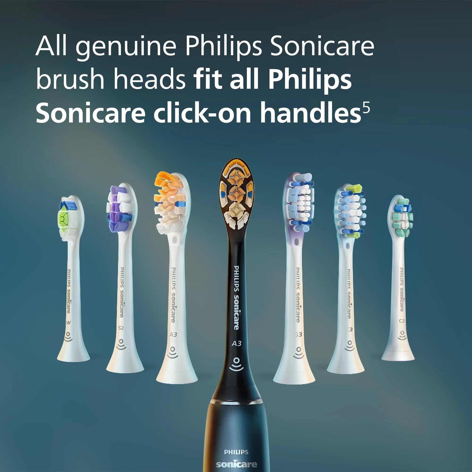 Philips Sonicare C2 Plaque Control Replacement Electric Toothbrush Heads, White, 4 Count | Dermatologist Tested - view 5