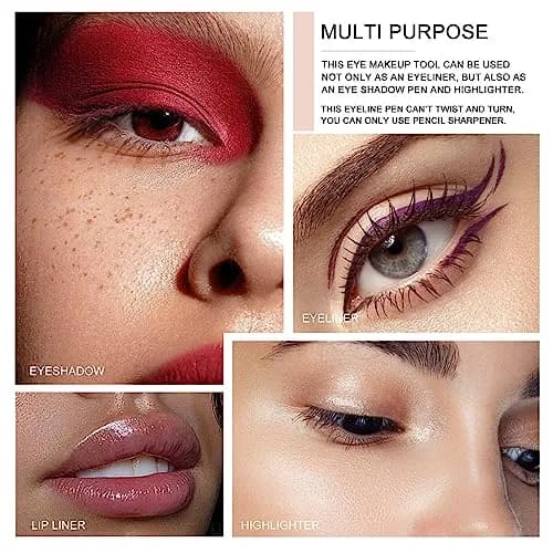 Ownest 6 Colors Eyeliner Gel Pencil Set B | Waterproof & Smudge-Proof for Professional Eye Makeup thumbnail 5