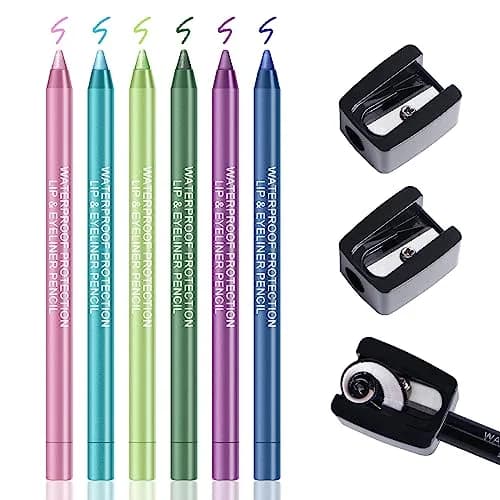 Ownest 6 Colors Eyeliner Gel Pencil Set B | Waterproof & Smudge-Proof for Professional Eye Makeup thumbnail 1