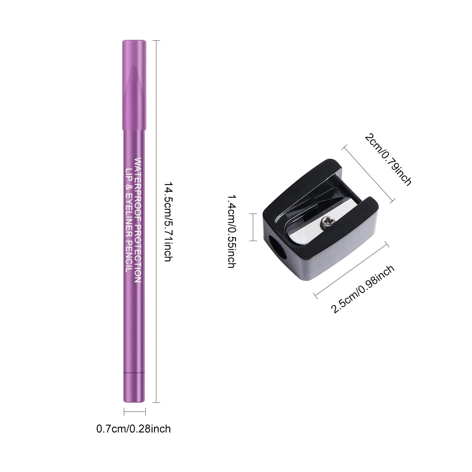 Ownest 6 Colors Eyeliner Gel Pencil Set B | Waterproof & Smudge-Proof for Professional Eye Makeup - view 8