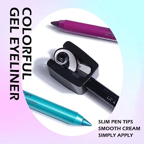 Ownest 6 Colors Eyeliner Gel Pencil Set B | Waterproof & Smudge-Proof for Professional Eye Makeup thumbnail 3