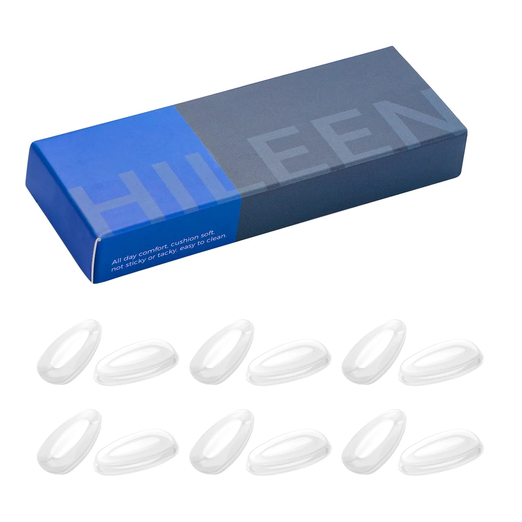 HILEEN Clear Replacement Nose Pads for Oakley Eyeglasses | 6 Pairs (13mm x 8mm) - view 6