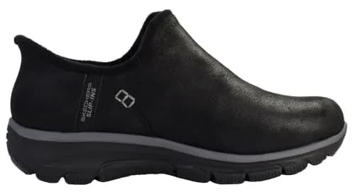 Skechers Women's Easy Going-Modern Hour Slip-In Ankle Boot, Black, 8.5 | Vegan Leather & Faux Fur Comfort thumbnail 6