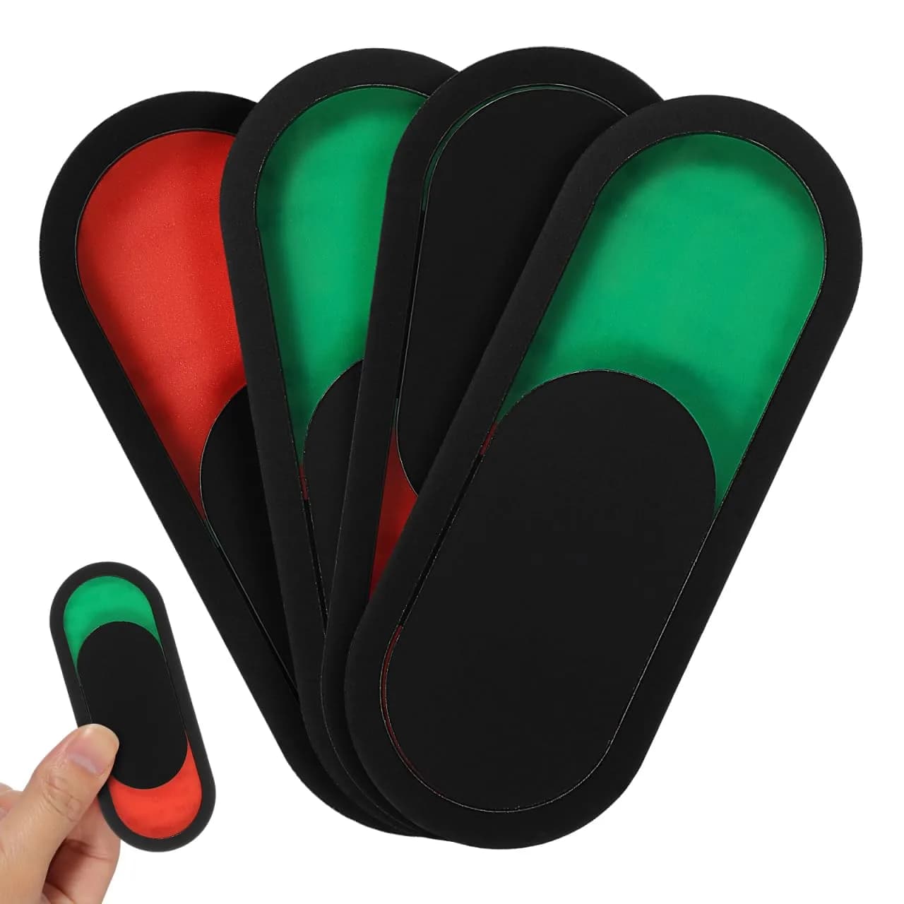 MAGICLULU Privacy Sign 4 Pack, Red Green | Door Status Indicator for Home & Office