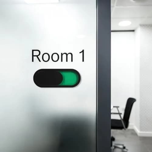 MAGICLULU Privacy Sign 4 Pack, Red Green | Door Status Indicator for Home & Office thumbnail 2