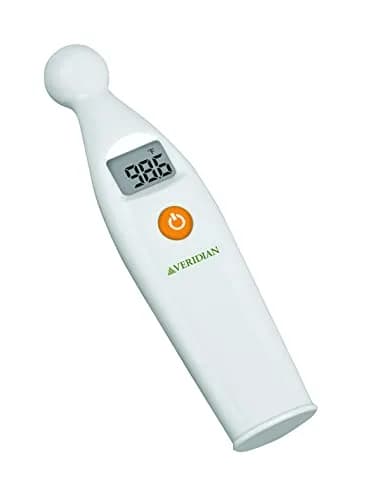 Veridian Healthcare Temple Thermometer | Infrared Measurements | Fast 6-Second Readout | Fever Alert | Backlit Display | Programmable Timer | 1-Year Warranty (Pack of 2) thumbnail 2
