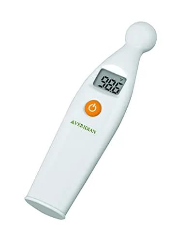 Veridian Healthcare Temple Thermometer | Infrared Measurements | Fast 6-Second Readout | Fever Alert | Backlit Display | Programmable Timer | 1-Year Warranty (Pack of 2) thumbnail 3