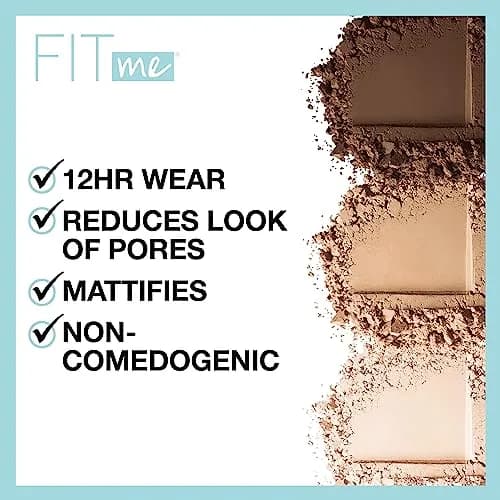 Maybelline Fit Me Matte + Poreless Pressed Face Powder Makeup & Setting Powder, Creamy Beige, 7.65 g (0.27 oz) (Pack of 2) | Natural Matte Finish for Normal to Oily Skin thumbnail 3