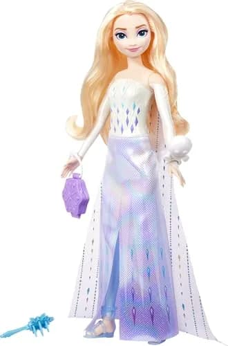 Mattel Disney Frozen Elsa Fashion Doll Set, Spin & Reveal with 11 Surprises, Inspired by the Movie thumbnail 4