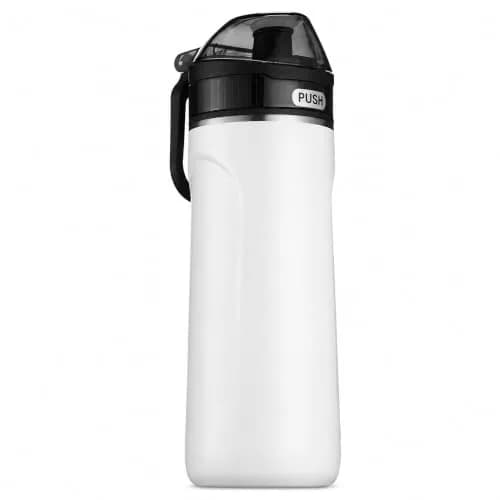 SipX™ Premium Stainless Steel Water Bottle with Straw Lid 18 oz | Triple Insulated, Leakproof, BPA-Free, White thumbnail 1