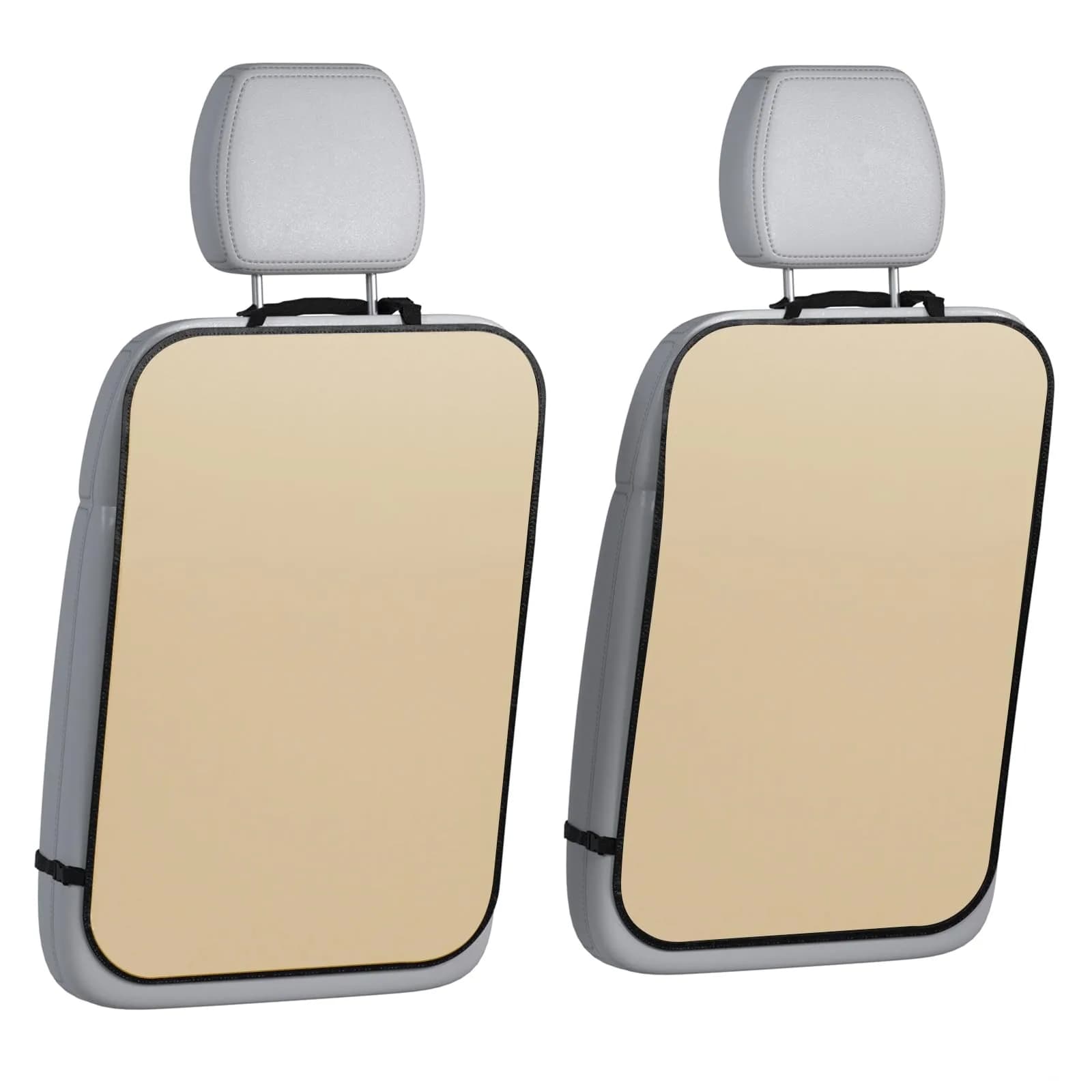 lebogner 2 Pack Kick Mats Backseat Protector 50cm x 68cm (19" x 27") | Universal Fit Car Seat Back Protection