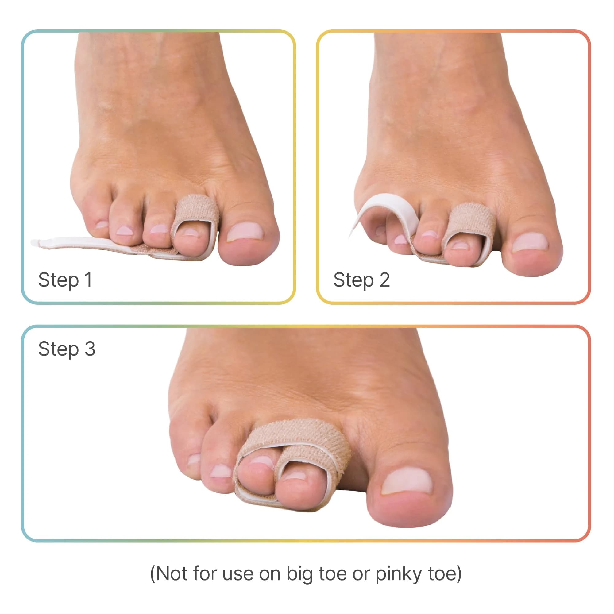ZenToes Hammer Toe Straightener & Buddy Wraps, 8 Ct | Gentle Toe Support for Everyday Comfort - view 8