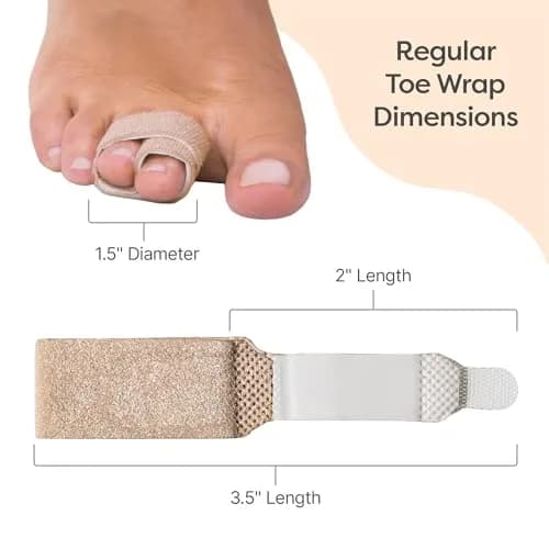 ZenToes Hammer Toe Straightener & Buddy Wraps, 8 Ct | Gentle Toe Support for Everyday Comfort thumbnail 9