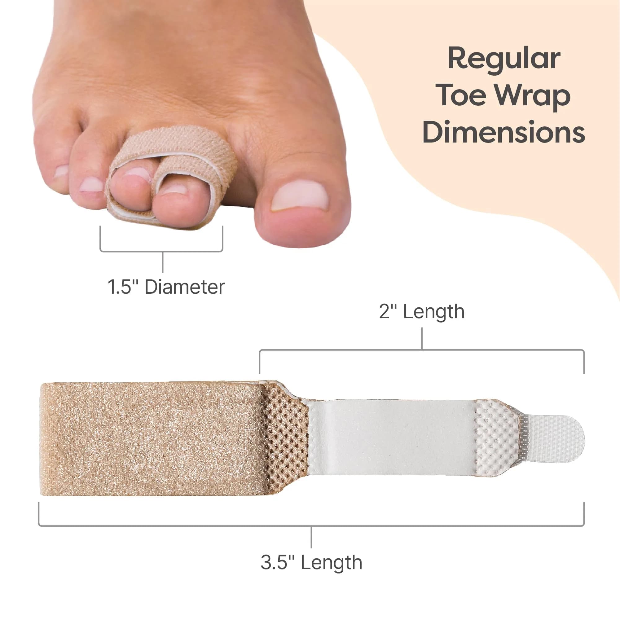 ZenToes Hammer Toe Straightener & Buddy Wraps, 8 Ct | Gentle Toe Support for Everyday Comfort - view 9