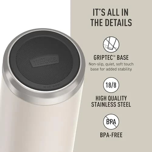 THERMOS ICON SERIES Stainless Steel Water Bottle with Straw Lid 32 Ounce | Keeps Drinks Cold 24H thumbnail 4