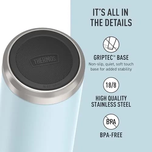 THERMOS ICON SERIES Stainless Steel Water Bottle with Straw Lid 32oz | Keeps Drinks Cold 24H thumbnail 4